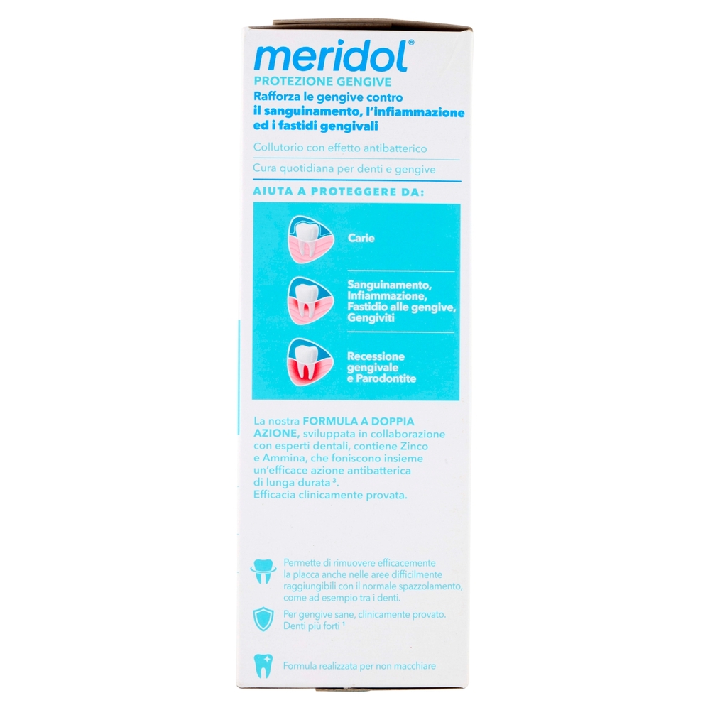 meridol collutorio Protezione Gengive con effetto antibatterico rapido 400 ml